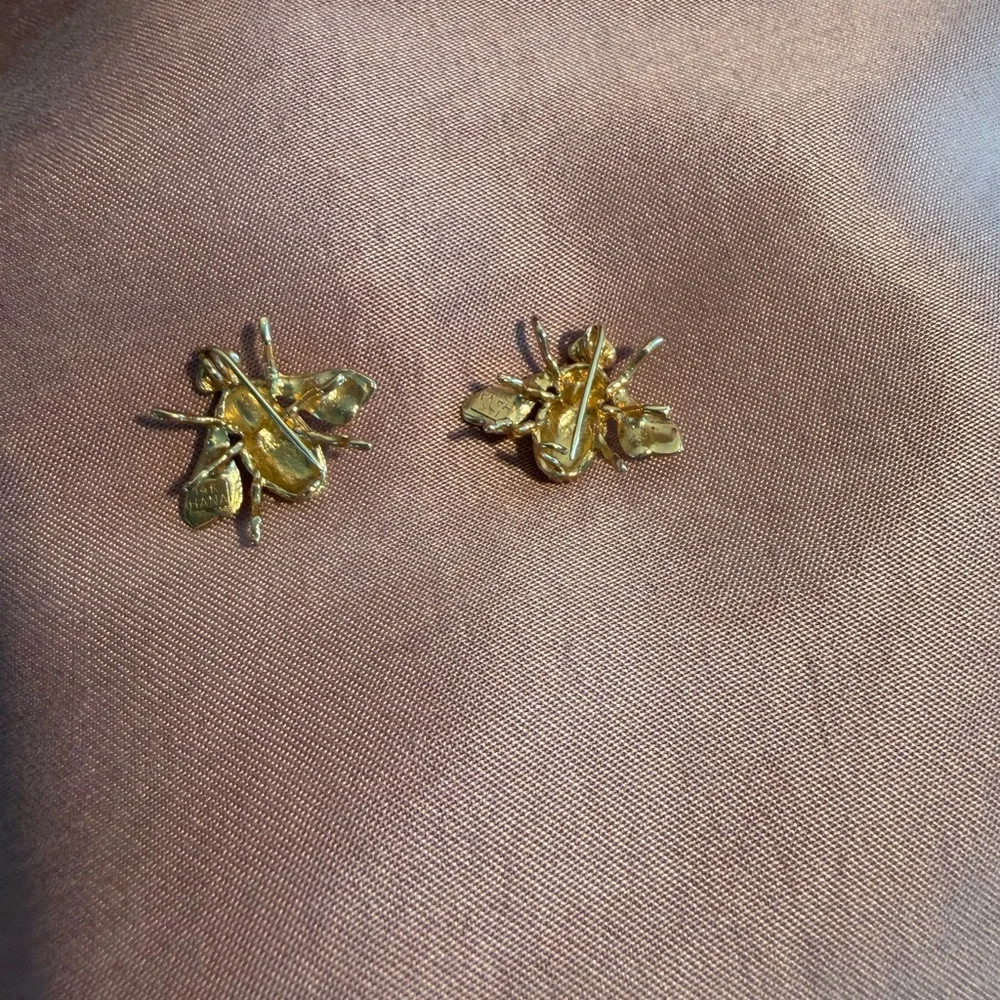14kt Gold Bee Pin -Set of Two